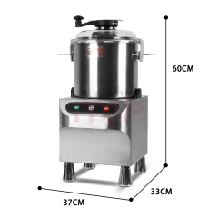 Single Speed Electric Commercial Multi-function Meat Vegetable Food Chopper Machine Bowl Cutter Mixer
