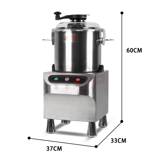 Single Speed Electric Commercial Multi-function Meat Vegetable Food Chopper Machine Bowl Cutter Mixer