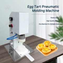Stainless Steel Pneumatic Pastry Portuguese Cheese Tartlet Wrapper Maker Press Mold Forming Shell Making Egg Tart Machine