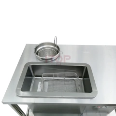 220v 110v Kfc Equipment Electric Breading Table Automatic Electric Powder Wrapping Chicken Breading Table