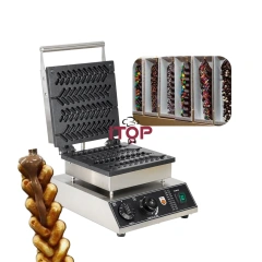 Electric Wheat Waffle Maker Machine Industrial Lolly Waffle Stick Maker Hong Kong Egg Waffle Maker