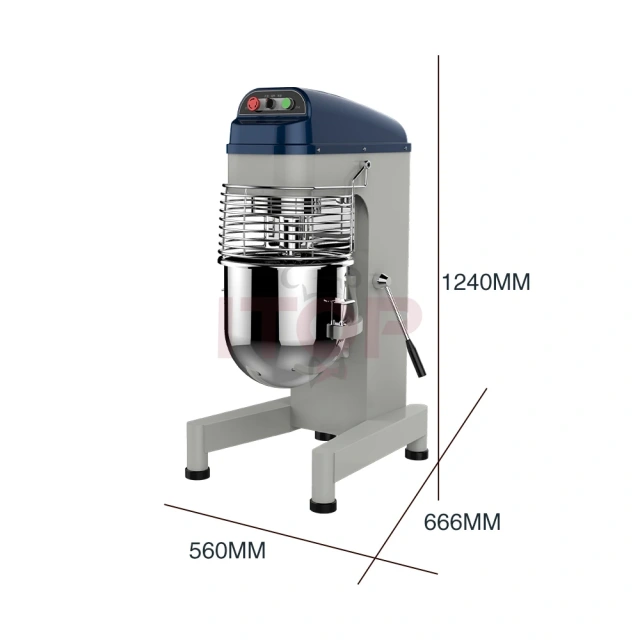 Commercial 20L 30L Food Mixer Bakery Bread Shop Flour Dough Mixer Spiral Cake Mixing Machine Egg Cream Beater