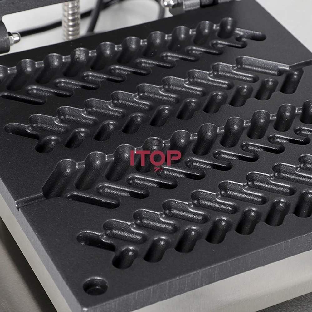 Electric Wheat Waffle Maker Machine Industrial Lolly Waffle Stick Maker Hong Kong Egg Waffle Maker