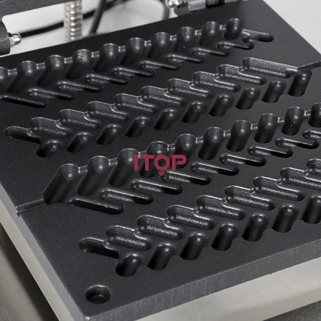 Electric Wheat Waffle Maker Machine Industrial Lolly Waffle Stick Maker Hong Kong Egg Waffle Maker