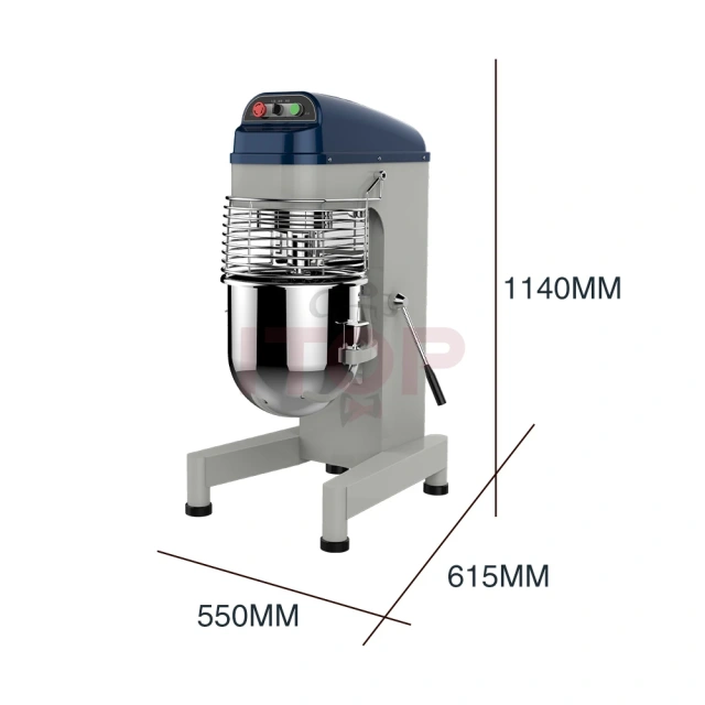 Commercial 20L 30L Food Mixer Bakery Bread Shop Flour Dough Mixer Spiral Cake Mixing Machine Egg Cream Beater