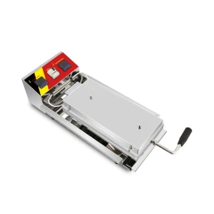 Electric Hot Crisp Egg Roll Roller Biscuit Maker Digital Commercial Spring Egg Roll Wrapper Making Machine