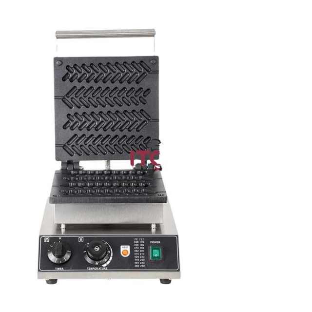 Electric Wheat Waffle Maker Machine Industrial Lolly Waffle Stick Maker Hong Kong Egg Waffle Maker
