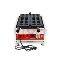 110v 220v Non-stick Commercial Belgium Lolly Mini Heart Shape Waffle Maker Machine
