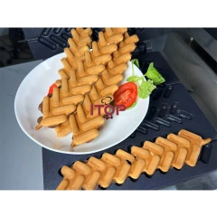 Electric Wheat Waffle Maker Machine Industrial Lolly Waffle Stick Maker Hong Kong Egg Waffle Maker