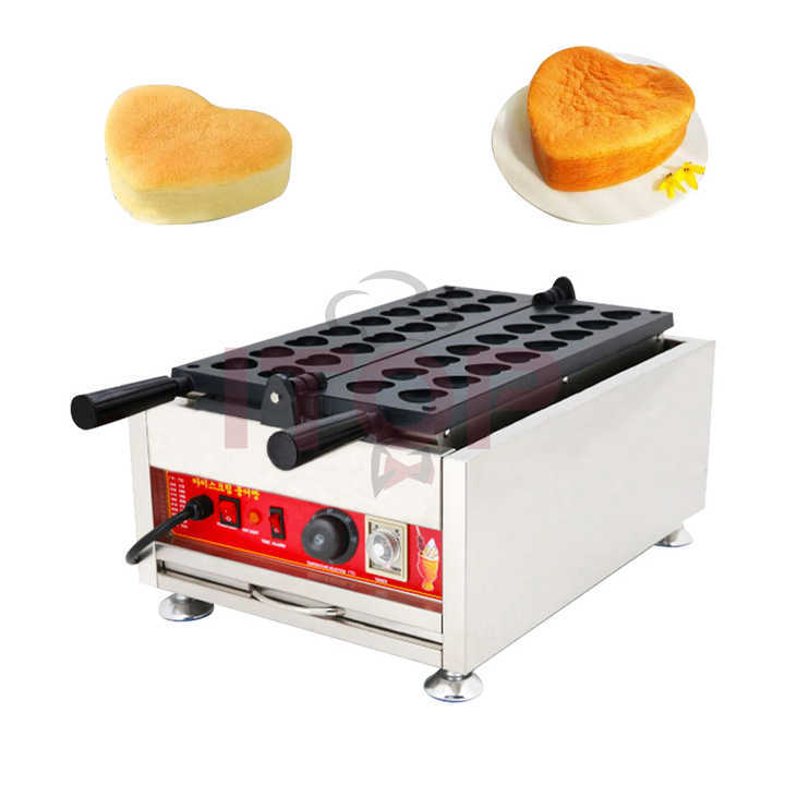 110v 220v Non-stick Commercial Belgium Lolly Mini Heart Shape Waffle Maker Machine