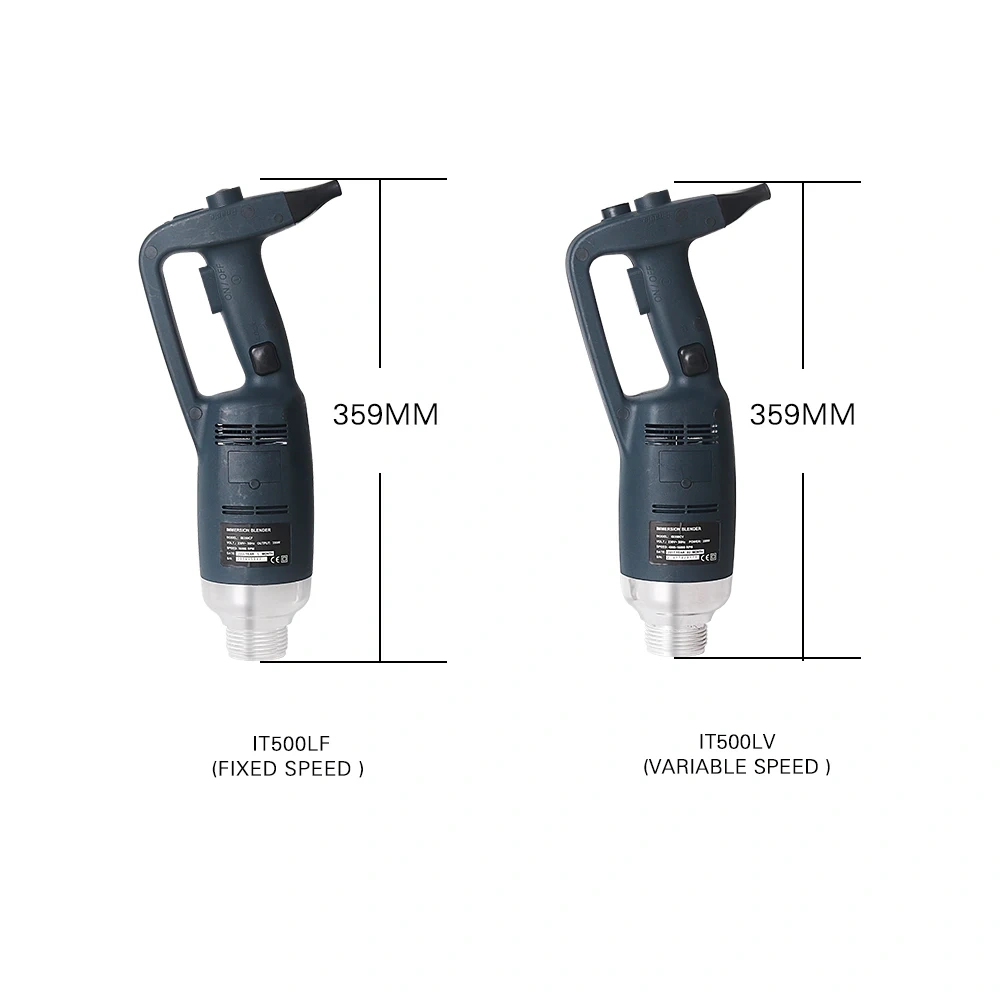Commercial Professional Hotel Restaurant Variable Speed 500W Handheld Immersion Stick Blender