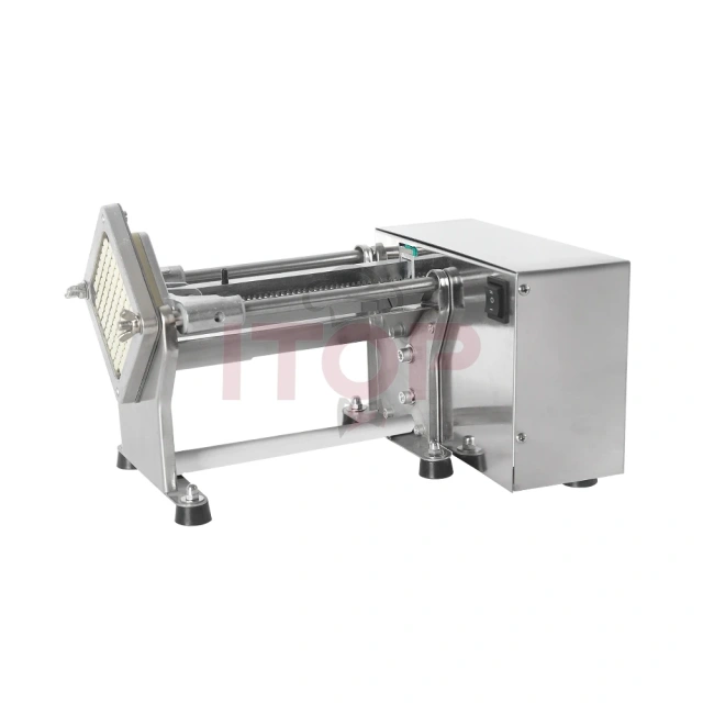 Electric Commercial Potato Chip Cutter French Fries Cutting Machine Stainless Steel Vegetable Fruit Shredding Slicer
