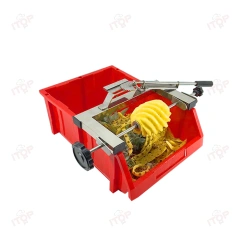 304 Stianless Steel Hand Crank Pineapple Peeling Machine Manual Pineapple Peeler With plastic basket