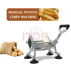 Commercial Manual Potato Chipper Machine Potato French Fries Cutter Making Machine