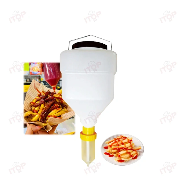 3.5L 5.5L Big Capacity Commercial Use Hanging Sauce Dispenser Bottle