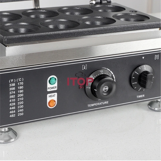 8 Pieces Waffles Cups Baker Tartlet Pie Forming Press Maker Egg Tart Shell Moulding Machine