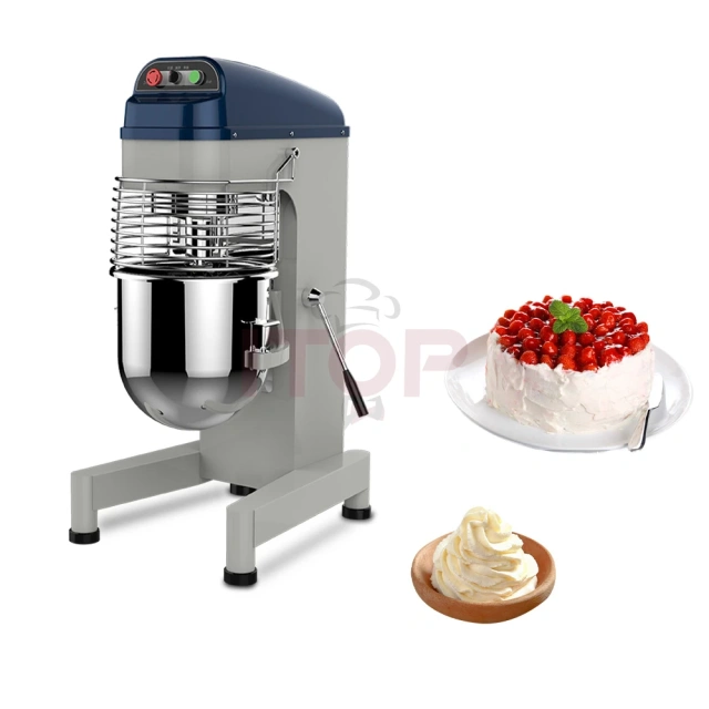 Commercial 20L 30L Food Mixer Bakery Bread Shop Flour Dough Mixer Spiral Cake Mixing Machine Egg Cream Beater
