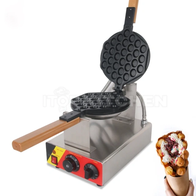 HOTSALE  Professional Commercial HongKong Electric Egg Bubble Waffle Maker Machine With Factory Price