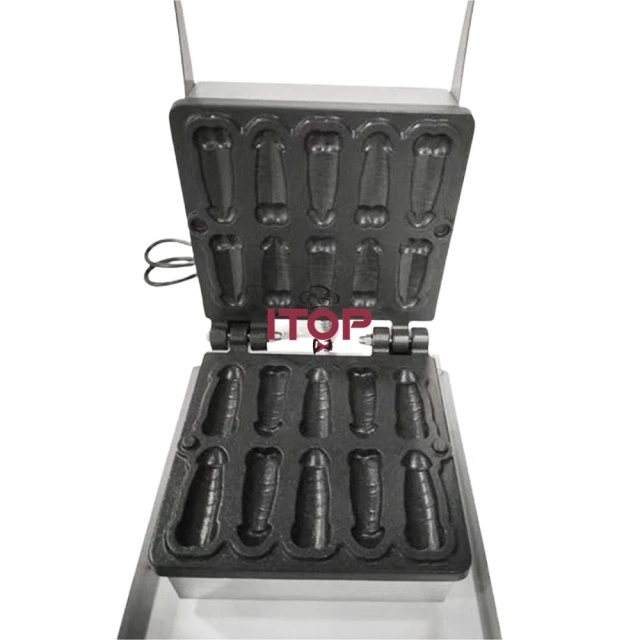 Electric Penis Waffle Maker Stainless Steel Industrial Mini Electric Stainless Bubble Egg Penis Waffle Makers