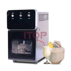 Commercial Coconut Cutting Machine Tender Coconut Cutter Opener Tools Automatic Fresh Green Coconut Openning Machine