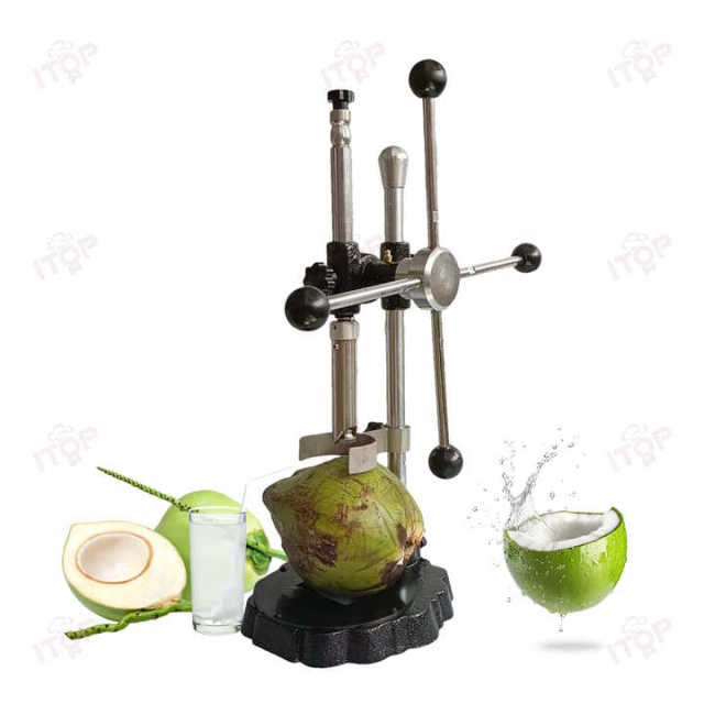 Stainless Steel Manual Coconut Hole Opener Open Green Coconut Cutting Knife  Commercial Coconut Drill Machine