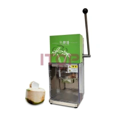 Coconut Top Cutting Machine Fresh Coconut Holes Opening Machine Drill Opener Semi Automatic Coconut Shell Opener