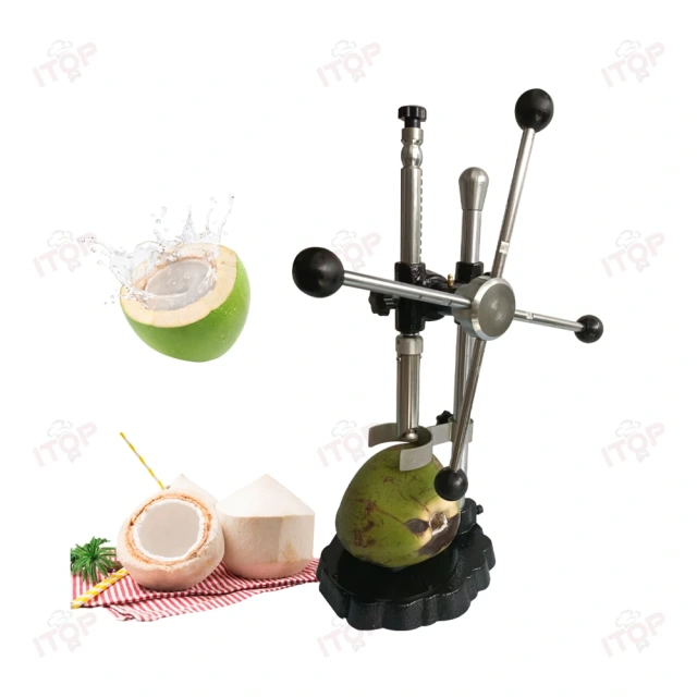 Stainless Steel Manual Coconut Hole Opener Open Green Coconut Cutting Knife  Commercial Coconut Drill Machine