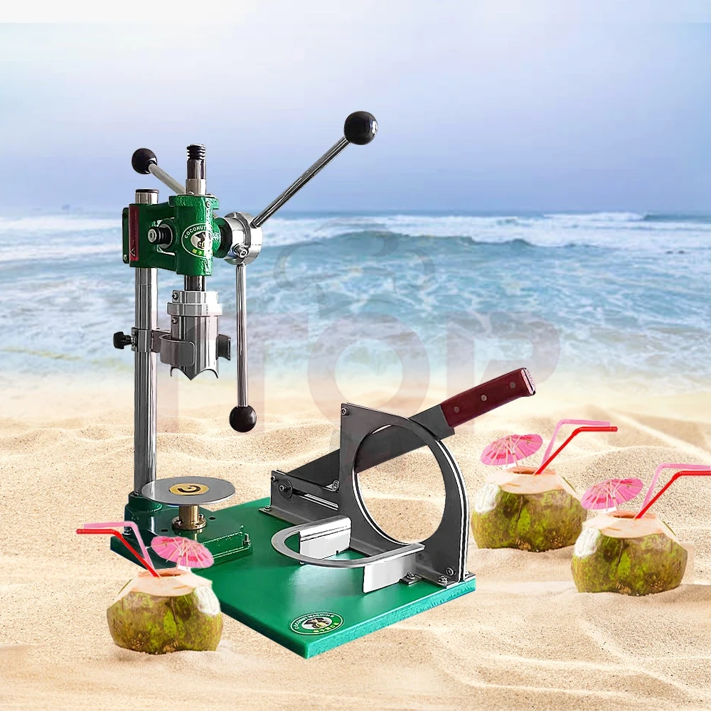 Coconut Hole Opening Cutting Tool Devices Stainless Steel Coconut Opening Cutting Machine