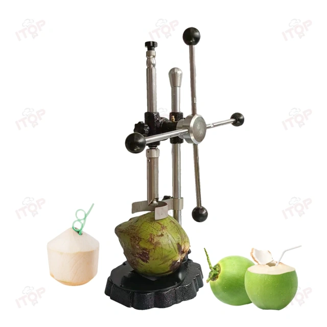 Stainless Steel Manual Coconut Hole Opener Open Green Coconut Cutting Knife  Commercial Coconut Drill Machine