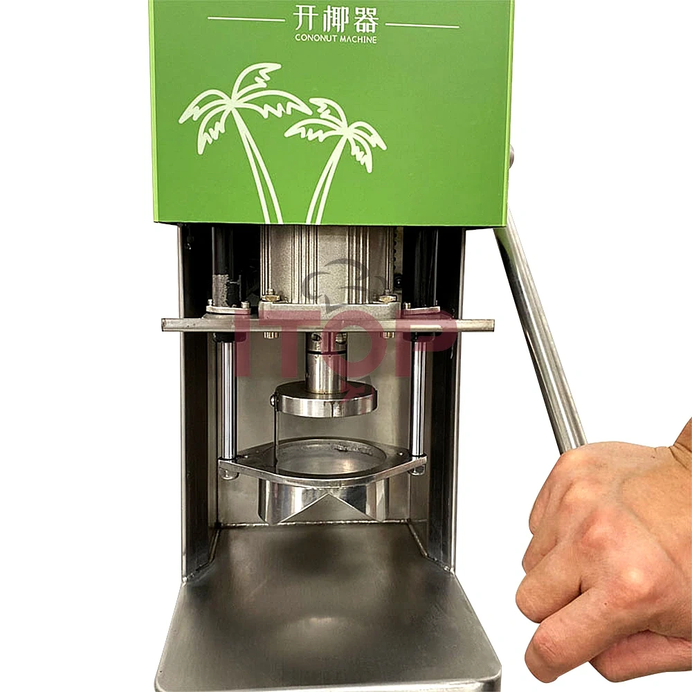 Coconut Top Cutting Machine Fresh Coconut Holes Opening Machine Drill Opener Semi Automatic Coconut Shell Opener