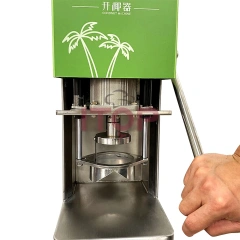 Coconut Top Cutting Machine Fresh Coconut Holes Opening Machine Drill Opener Semi Automatic Coconut Shell Opener