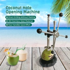 Stainless Steel Manual Coconut Hole Opener Open Green Coconut Cutting Knife  Commercial Coconut Drill Machine