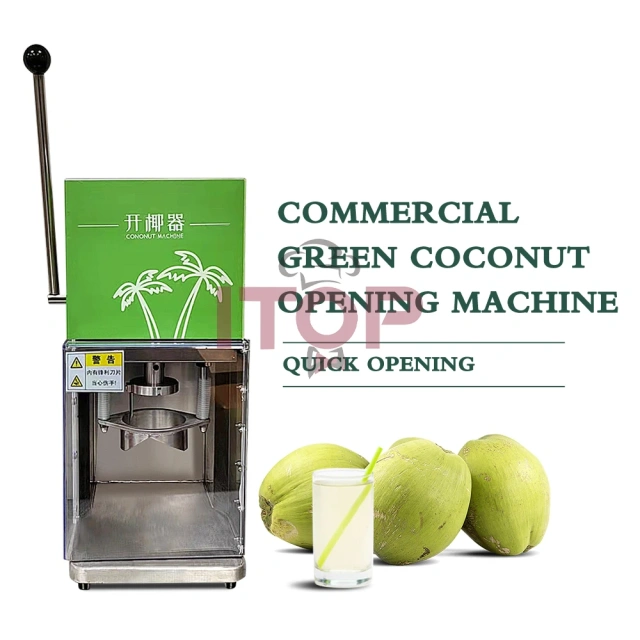Coconut Top Cutting Machine Fresh Coconut Holes Opening Machine Drill Opener Semi Automatic Coconut Shell Opener