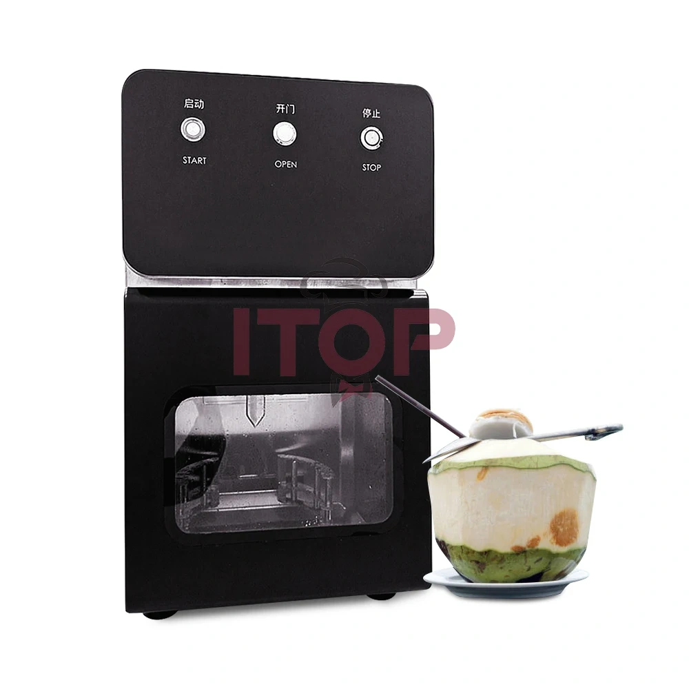 Commercial Coconut Cutting Machine Tender Coconut Cutter Opener Tools Automatic Fresh Green Coconut Openning Machine