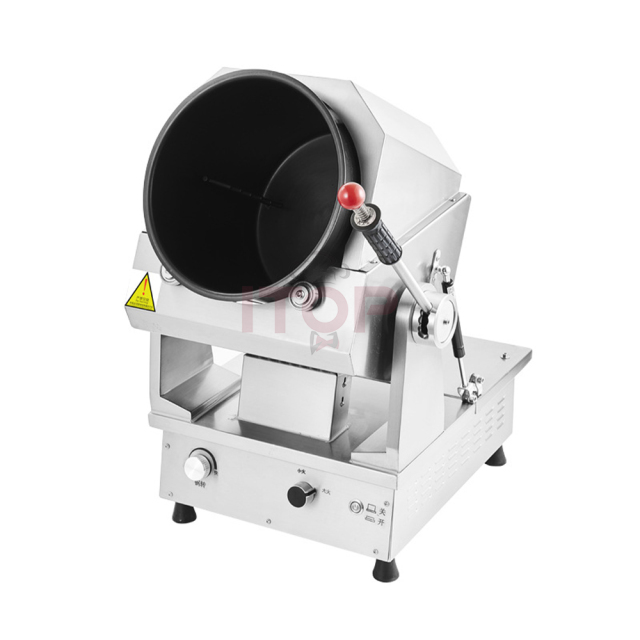 Restaurant Intelligent Gas Cooking Robot Cooker Automatic Rotating Wok Cooking Machine Fry Fried Rice Machine