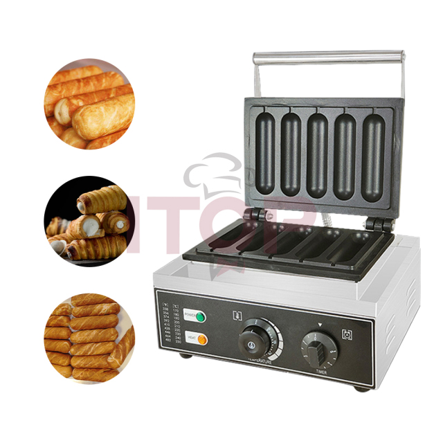 110v 220v Japan Taiwan Electric Waffle Maker A Five-carton Milk Stick Machine For Making Milk Stick Cakes