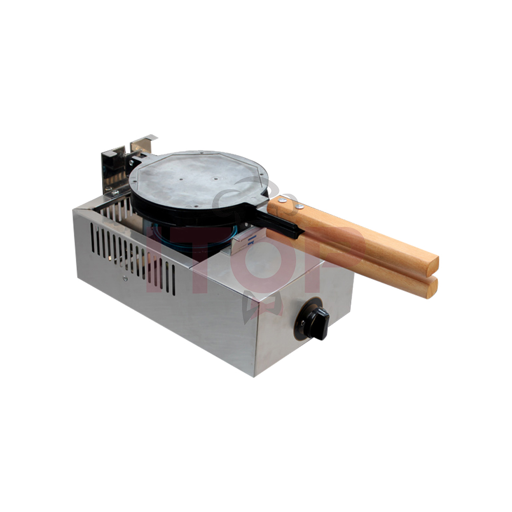 Wholesale Gas Industrial Commercial Waffle Maker Machine Single Head Gas Waffle Maker