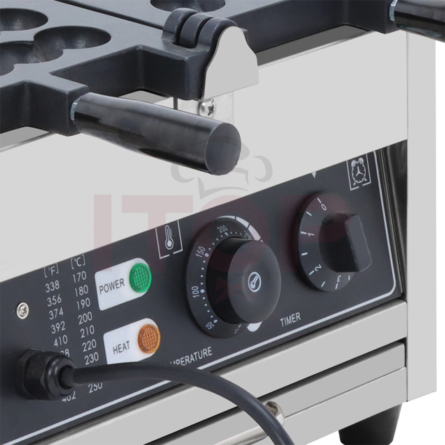 3 Pieces In One Skewer Bubble Skewer Waffle Maker Popular Street Snack Food Round Ball Takoyaki Baking Machine