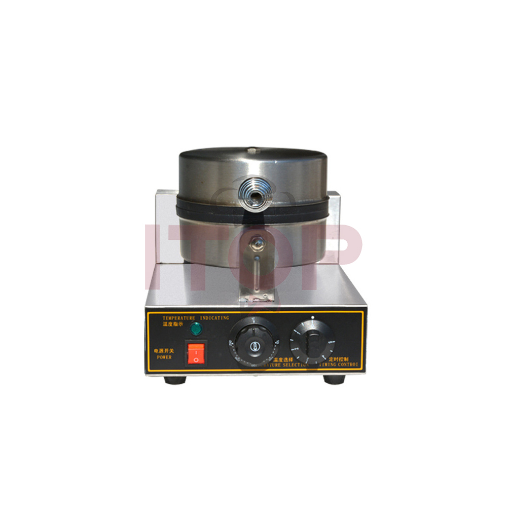 4 Pieces Bubble Waffle Machine Electric Rotate Egg Waffle Baker Rotating Belgian Waffle Maker