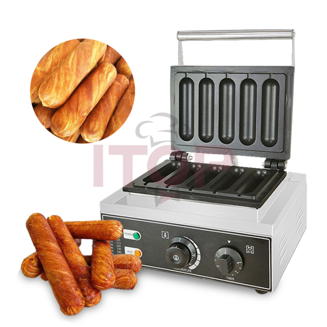 110v 220v Japan Taiwan Electric Waffle Maker A Five-carton Milk Stick Machine For Making Milk Stick Cakes