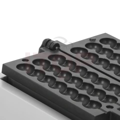 Bubble Skewer Waffle Stick Machine 7pcs Takoyaki Octopus Balls Machine Skewer String Waffle Grill Digital display control panel