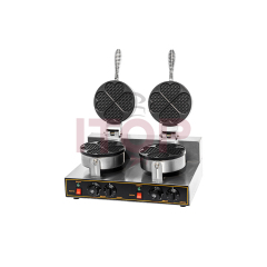 220v 110v Commercial Digital 2-plate Heart Shaped Egg Waffle Maker Machine Double Heating Bubble Waffle Maker