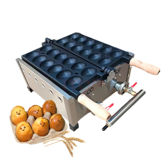 Gas Oval Shaped Egg Waffle Making Machine Smile Face Waffle Machine Custom Logo Waffle Maker