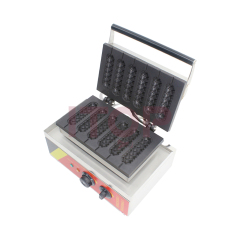 6 Pieces Crispy Corn Hot Dog Waffle Maker Non-stick French Muffin Sausage Machine Commercial Electric Waffle Dog Baker