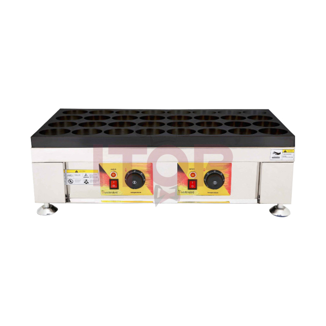 32 Holes Commercial Japanese Rice Cake Maker Non Stick Red Bean Filling Pancake Bread Baking Waffle Machine