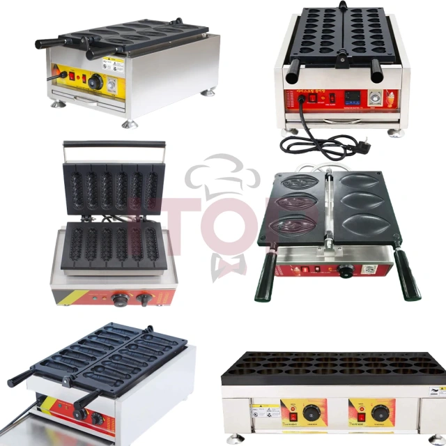 Taiwan Penis Waffle Maker Commercial 8pcs Waffle Cone Maker Machine Commercial Penis Waffle Cone Baker