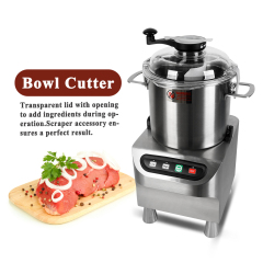 Low High Speed Commercial Stainless Steel Food Processor 5-12l Electric Meat Vegetable Food Chopper Tank