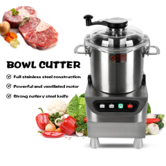 Low High Speed Commercial Stainless Steel Food Processor 5-12l Electric Meat Vegetable Food Chopper Tank