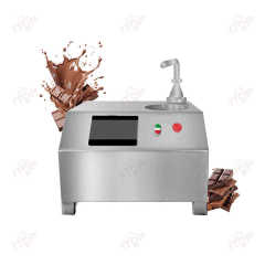 With Cooling Compressor Chocolate Temper Machine Chocolate Automatic Stirring Heating Melting Mixing Spraying Cooling Machine