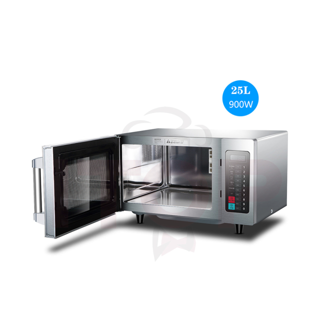 Countertop Digital Touch Control Hotel Brushed Metal Handle 25L Large Capacity 220V 110V Convection Microwave Oven